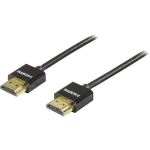 Deltaco HDMI-1092-K, HDMI, 2 m