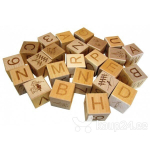 Puitklotsid 24 tk, (Eesti t&auml;hestik) 0029