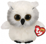 Pl&uuml;&uuml;sist valge &ouml;&ouml;kull TY Beanie Boos Austin, 15 cm, 36305