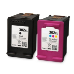 302XL Black + HP 302XL TriColor New F6U68AE + F6U67AE