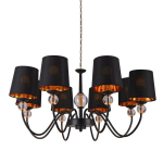 Rippvalgusti G.LUX GM-215/8 must/kuld