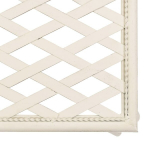 vidaXL aia lamamistool 128 cm, metall, antiikvalge