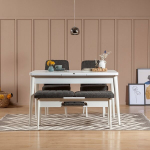 S&ouml;&ouml;gitoa komplekt Kalune Design 869, valge/hall