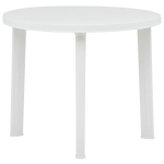 vidaXL aialaud valge, 89 cm, plastist