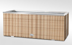 Kastmiss&uuml;steemiga &otilde;ues lillepott, p&otilde;hk, 95 cm x 39 cm x 43 cm