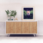 Kummut Kalune Design Nossa, pruun/valge