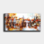 Reproduktsioon l&otilde;uendil Linn, 30x80 cm