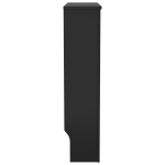 vidaXL MDF radiaatorikate, must, 78 cm