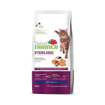 Natural trainer sterilised adult salmon&pea 10 kg - kuivtoit steriliseeritud ja kastreeritud kassidele