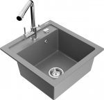 Graniidist k&ouml;&ouml;givalamu Mexen Vito koos segisti ja sifooniga, grey+chrome