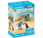 Playmobil klotsid Set z My Life 71746 Chłopiec ze świnką morską