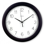 Hama seinakell Tenerife DCF Radio Wall Clock, 30cm, must