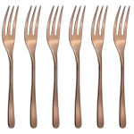 Sambonet s&ouml;&ouml;giriistade komplekt Taste cake fork set 6-osaline copper