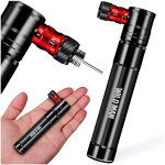 Mini jalgratta k&auml;sipump raamil V&auml;ike alumiiniumist k&auml;ep&auml;rane 7 baari Wild Man