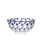 Kauss | NAVIA | tumesinine lilleline | 12 cm | 856452
