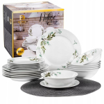 S&ouml;&ouml;gin&otilde;ude komplekt Prima Deco, 18 osa, valge