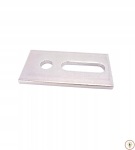 Adapter Kinnitusklamber lame kahe keermega | 80x30x4mm | Fotogalvaaniline