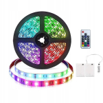 Led rgb riba 3m patareitoitel veekindel paindlik puldiga