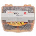 Ehitusnaelte komplekt puidule, 720 tk, erinevad suurused, 4 t&uuml;&uuml;pi