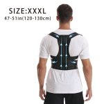 Reguleeritav r&uuml;hihooldaja meestele ja naistele t&auml;ielik seljatugi. , XXXL