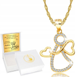 Kuldne Kett 925 Medaljon Ingel Kommunioon Ristimine Lapse s&uuml;nnip&auml;ev Graveeritud