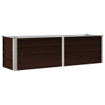aia taimelava，taimekast，&otilde;iepott pruun 160 x 40 x 45 cm tsingitud teras CFE93319