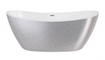 Vann Besco Ayla Glam Silver, 170 x 80 cm, mustade katetega
