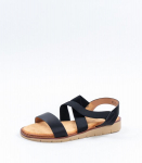 Naiste sandaalid 442073 01, must/beež