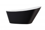 Vann Besco Melody Black&White Matt, 150 x 80 cm, kuldsete katetega