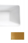 Vann Besco Evita Glam Gold, 160 x 80 cm, kroomitud sifooniga
