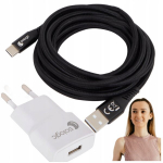 Laadija telefonile Type-c Huawei Xiaomi Realme, kaabel 3m