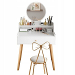 Kosmeetiline meigikapp koos peegliga valge Skandinaavia loft moodne