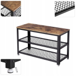 Mibiz riiul pink kapp metall puit jalan&otilde;ude alus istmega