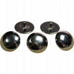 Needid naastud kottidele ja kohvritele Znal nikeldatud 17 mm komplekt 20 tk