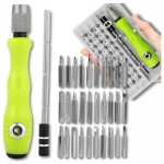 Edibazzar 32in1 T&auml;ppiskruvikeerajate komplekt elektroonikale, Torx otsikud, kruvikeerajad + &uuml;mbris