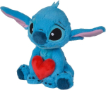 Simba Disney Stitch pehme m&auml;nguasi s&uuml;damega, 25 cm, pehme ja mugav materjal, autentne ametlik Disney toode, sobilik alates esimestest elukuudest (6315876995x12)