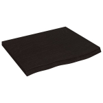 lauaplaat，Lauapind，Laua peal, tumepruun, 60x50x(2-4) cm, t&ouml;&ouml;deldud tammepuit CFE789739