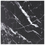 lauaplaat，Lauapind，Laua peal, must 80x80 cm, 6 mm, karastatud klaas marmordisain CFE398866