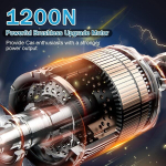 Akutrell-l&ouml;&ouml;kmutrikeeraja 1200 Nm, 3-in-1 1800 W akutoitega p&ouml;&ouml;rlev l&ouml;&ouml;kmutrikeeraja, suur p&ouml;&ouml;rdemoment, &uuml;hildub Makita 21 V akuga, 1/2 tolline harjadeta l&ouml;&ouml;kmutrikeeraja tellingute jaoks (ilma akuta)