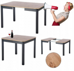 Ruudukujuline pikendatav laud 90x90 tamm artisan Flavio 2 elutuppa, s&ouml;&ouml;gituppa