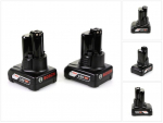 Boschi akukomplekt 12 V koos 2x 6,0 Ah (1600A00X7M)