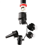 Fyblossom t&auml;ispuhutava paadi ventiili adapter, &otilde;hupumba muundur, sup surfilaua aeru ventiili adapter, t&auml;ispuhutav adapter 4 &otilde;hutusotsikuga, t&auml;ispuhutav sup pumba adapter kanuudele, kalapaatidele