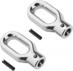 Create idea Markiisi r&otilde;ngaskonksude komplekt 2 tk, markiisi t&otilde;stemehhanismi r&otilde;ngas, alumiiniumisulamist markiisi kruvi&uuml;lekanne, vastupidav markiisi riistvara, 62 x 31,4 x 10 mm, keere M10