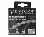 Ventura jalgrattakett 1/2'' x 3/32'' 116l 5 6 7 k&auml;iku 6-realine, tihvt 7,3 mm