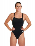 Ujumistrikoo naistele Arena Team Challenge Solid Black