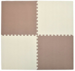 Humbi vahupusle matt lastele 4 osa 120x120 cm kreemikas vask