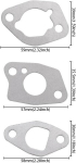 6-osaline karburaatori tihendite komplekt honda gx120 gx140 gx160 gx200 168f bensiinimootoriga muruniidukitele, trimmeritele, generaatoritele, veepumpadele (hall, 6 cm)