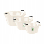 Kolm &uuml;mmargust kaussi 37cm 41cm ja 55cm, beež