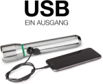 Energizer led taskulamp, laetav + usb laadija, eriti ere telkimiseks, &otilde;ues ja matkamiseks, h&otilde;bedane
