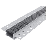 Avide s&uuml;vistatav alumiiniumist U-profiil 61x14mm musta kattega, 1m